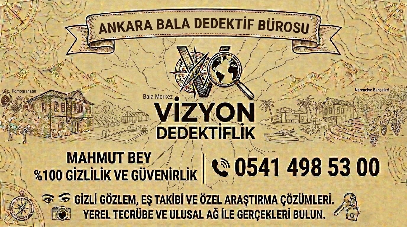 Ankara Bala Dedektif Bürosu - Vizyon Dedektiflik Mahmut Bey