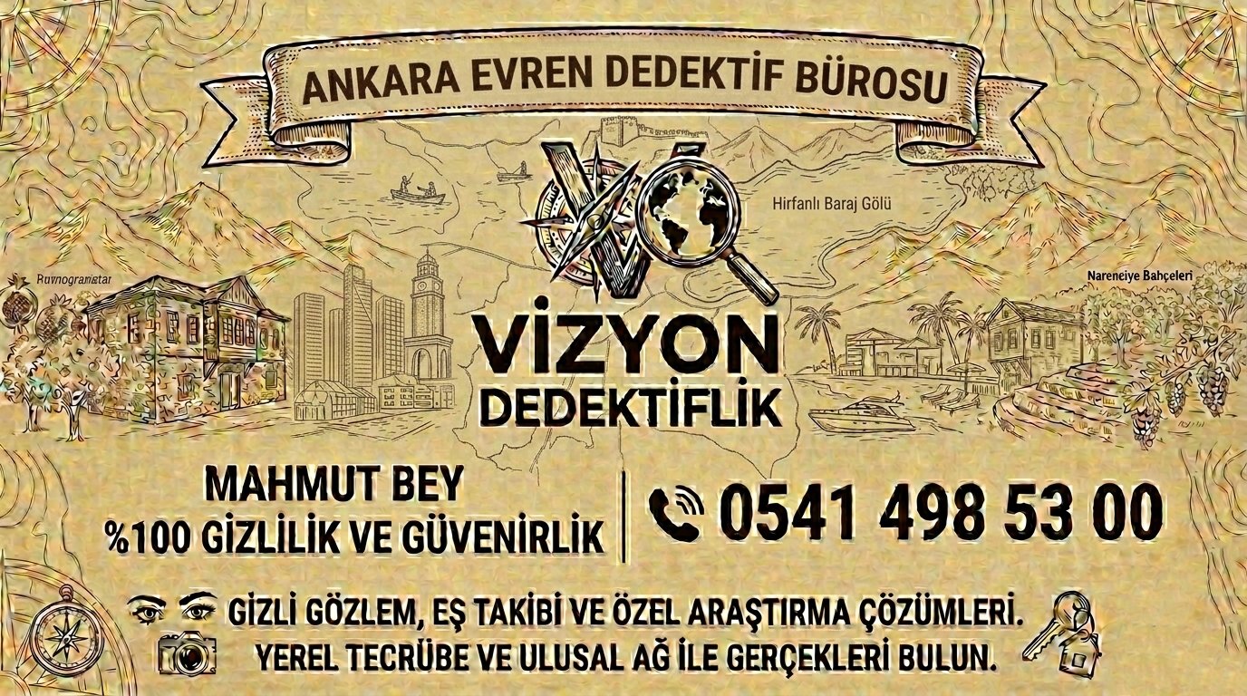 Ankara Evren Dedektif Bürosu - Vizyon Dedektiflik Mahmut Bey