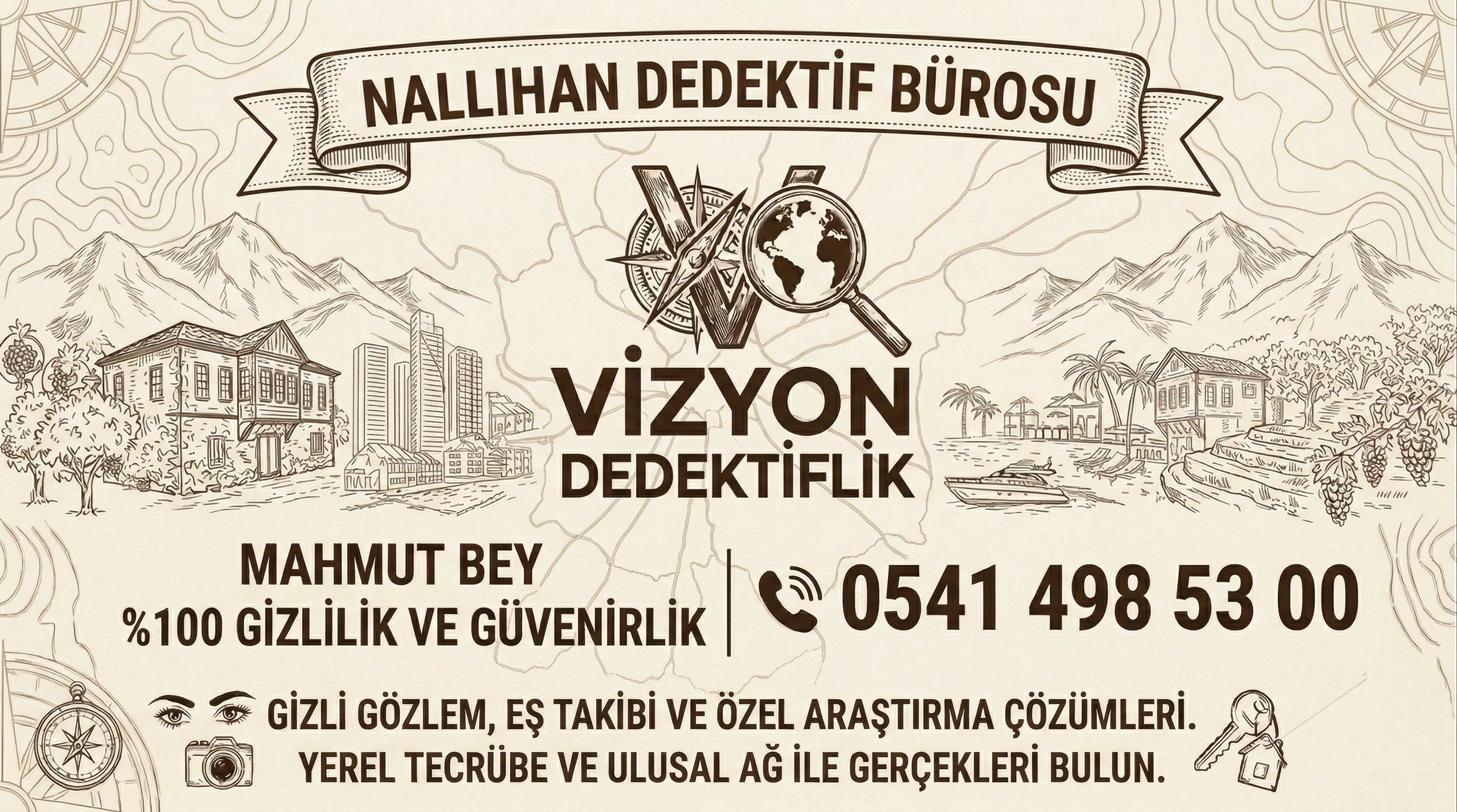 Ankara Nallıhan Dedektif Bürosu - Vizyon Dedektiflik Mahmut Bey