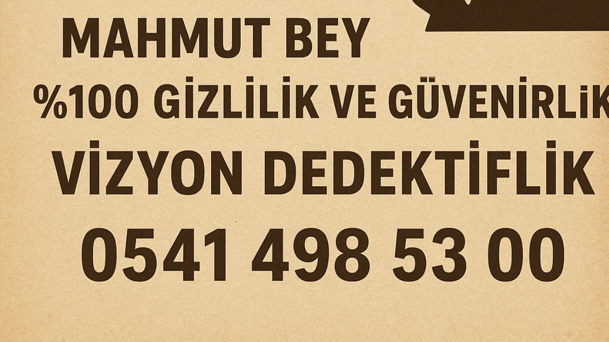 İstanbul Beşiktaş Vizyon Dedektif 