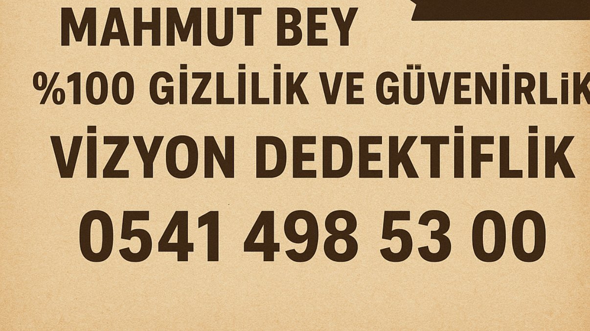 İstanbul Büyükçekmece Vizyon Dedektif