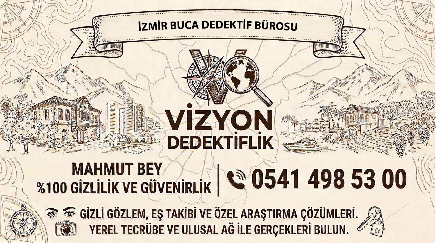 İzmir Buca Dedektif Bürosu - Vizyon Dedektiflik Mahmut Bey